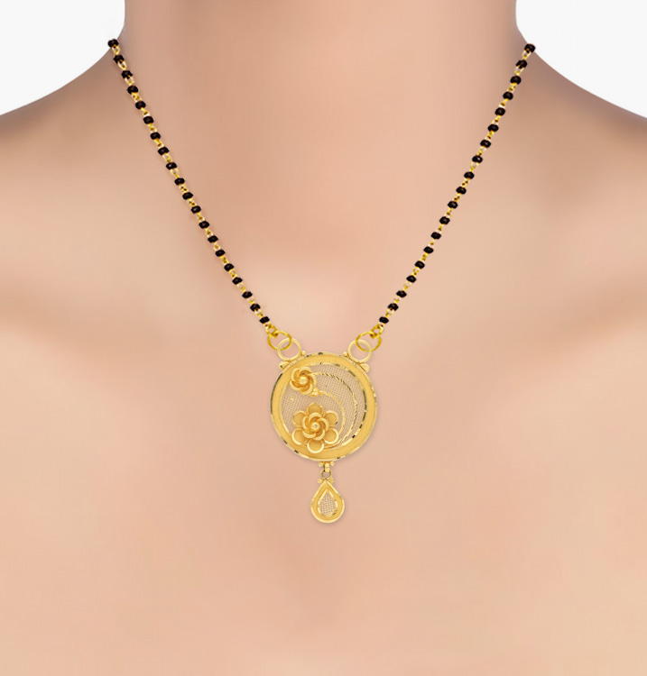 The Floral Plate Mangalsutra